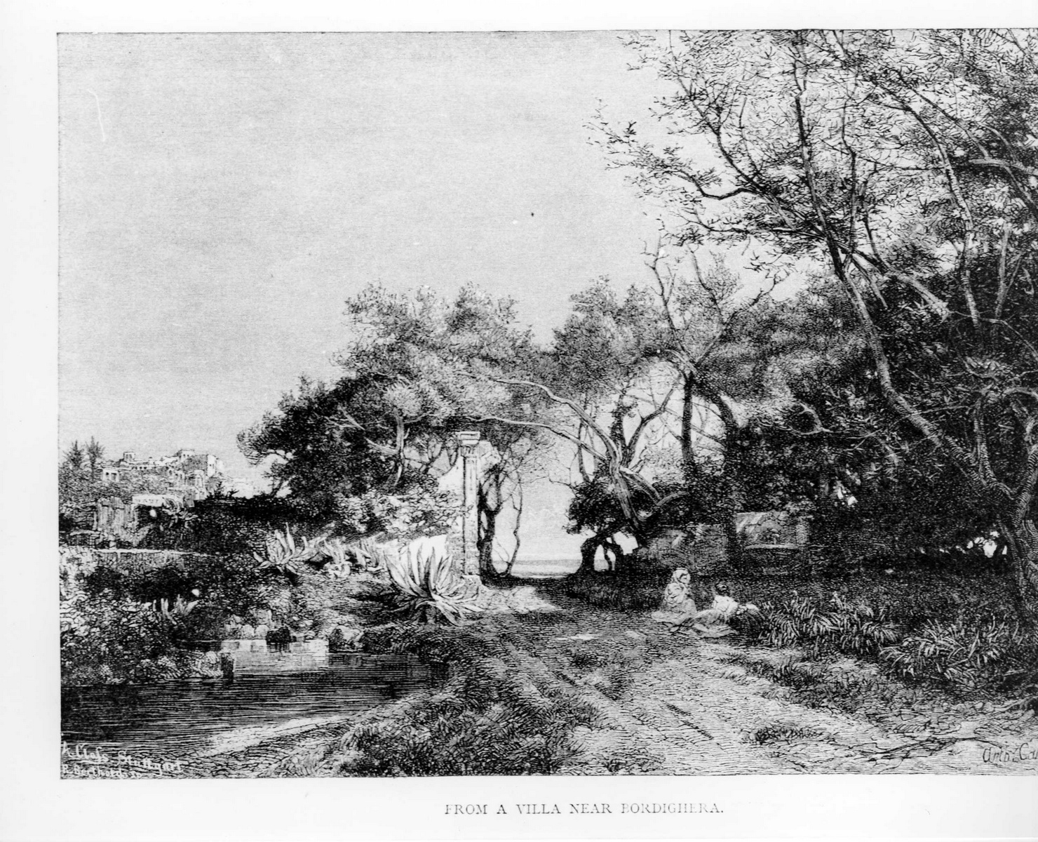 paesaggio (stampa) di Calame Arthur, Berthold Richard (ultimo quarto sec. XIX)
