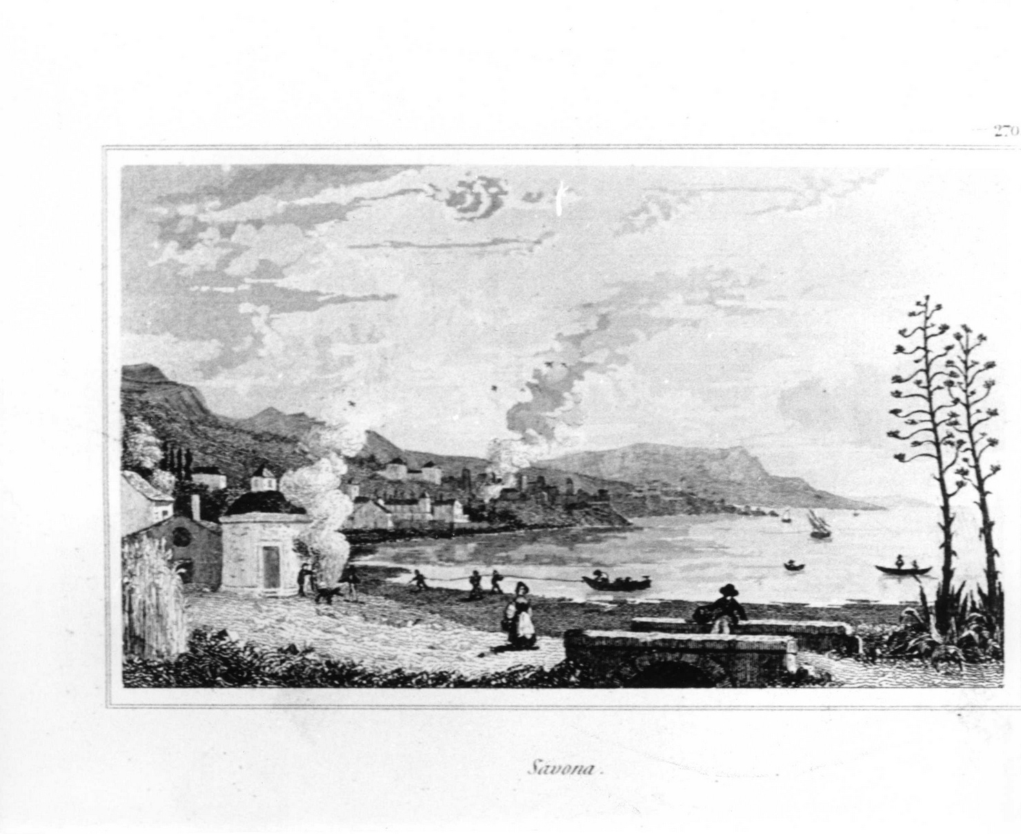 paesaggio (stampa) - ambito italiano (prima metà sec. XIX)