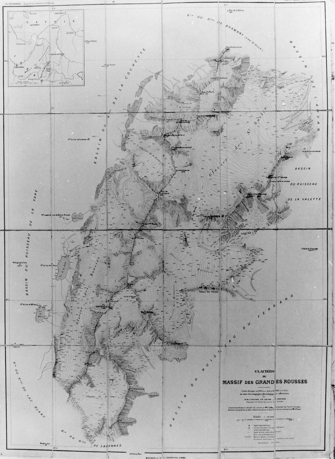 carta geografica (stampa) di Flurier M. G (sec. XX)