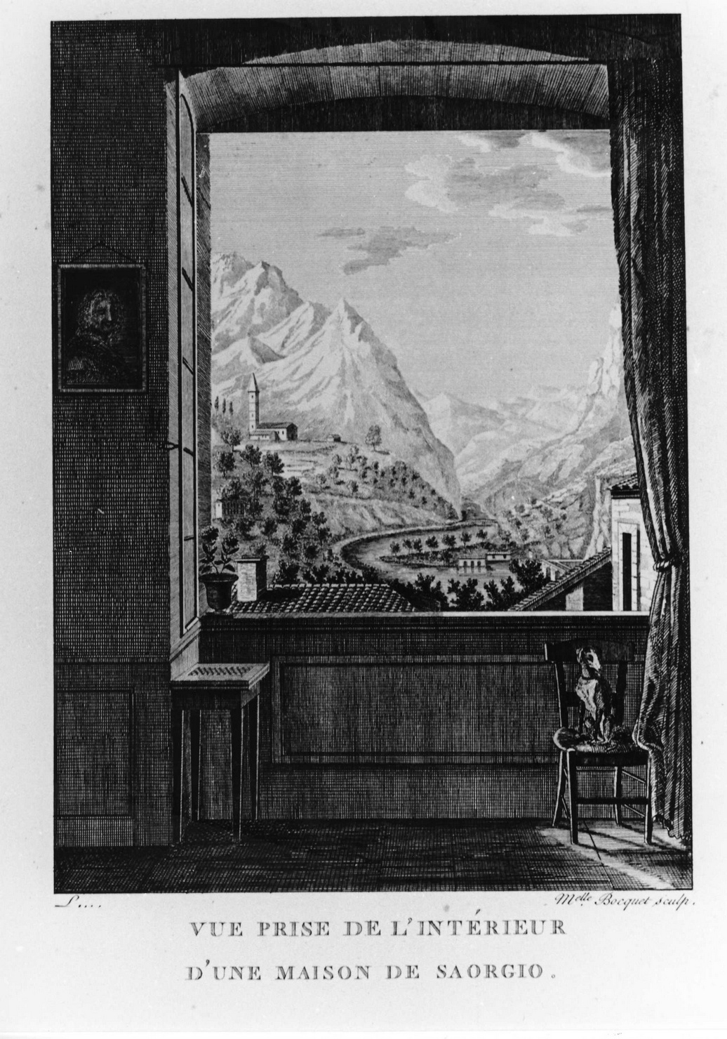 paesaggio (stampa) di Bouquet L. A (sec. XIX)