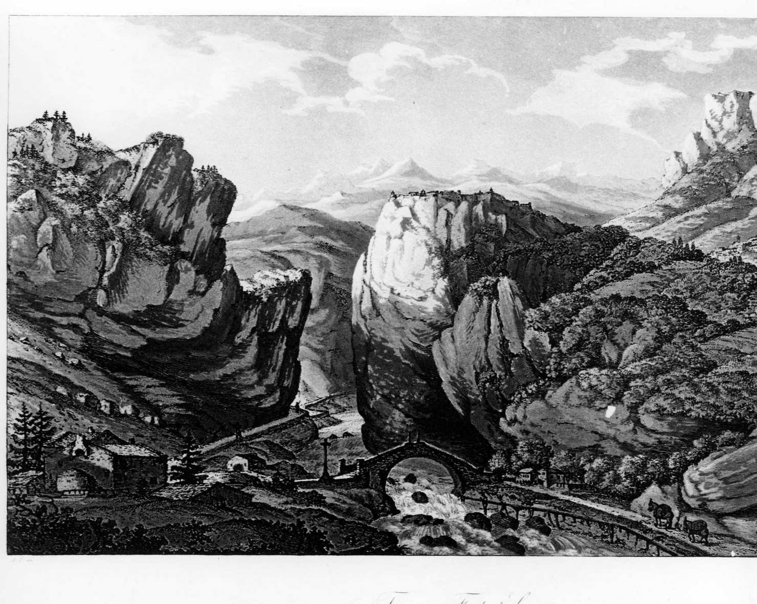 paesaggio (stampa a colori) di Apostool Cornelis, Beaumont Jean Francois (sec. XVIII)