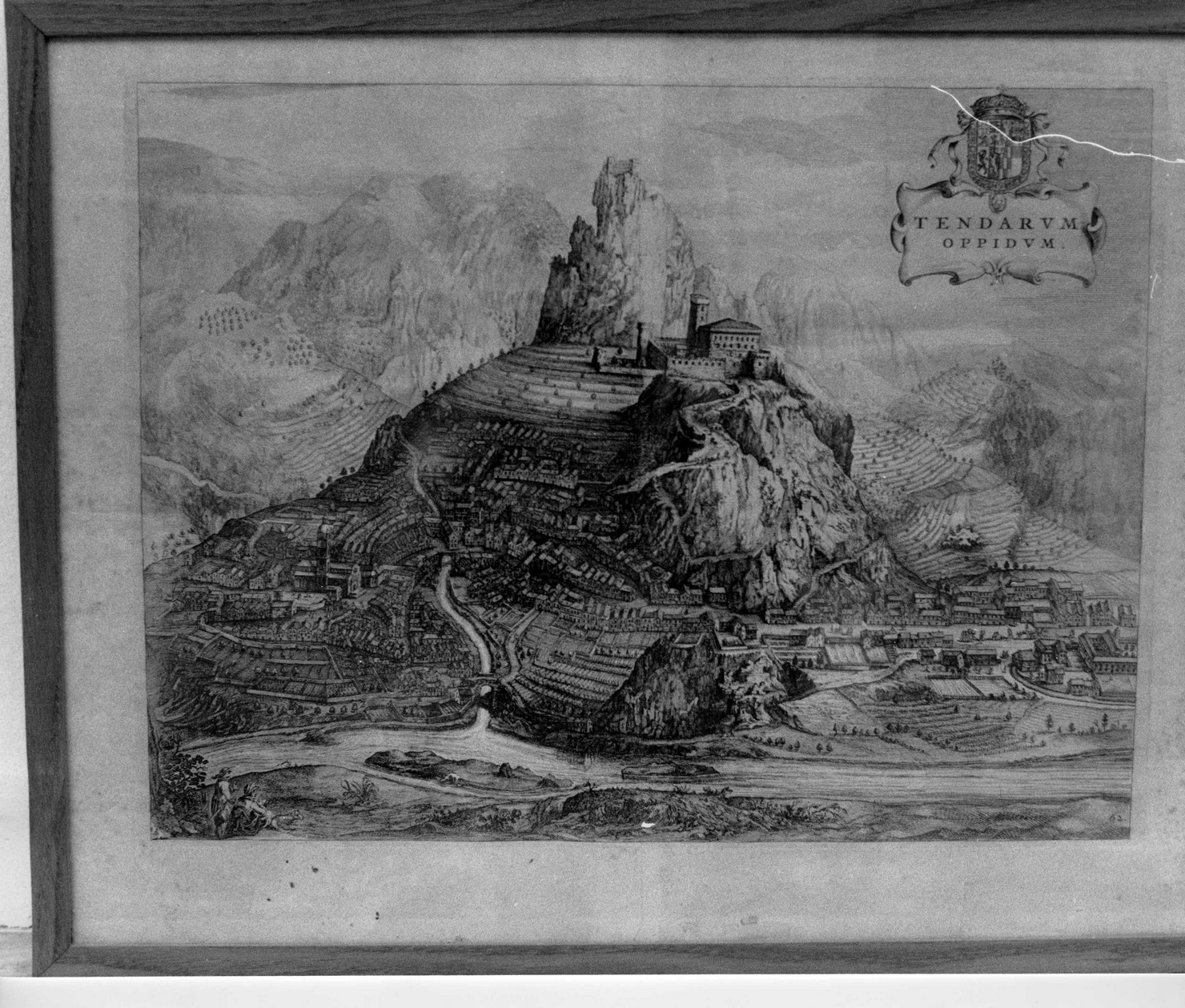 veduta del Colle di Tenda (stampa) - ambito austriaco (?) (sec. XIX)