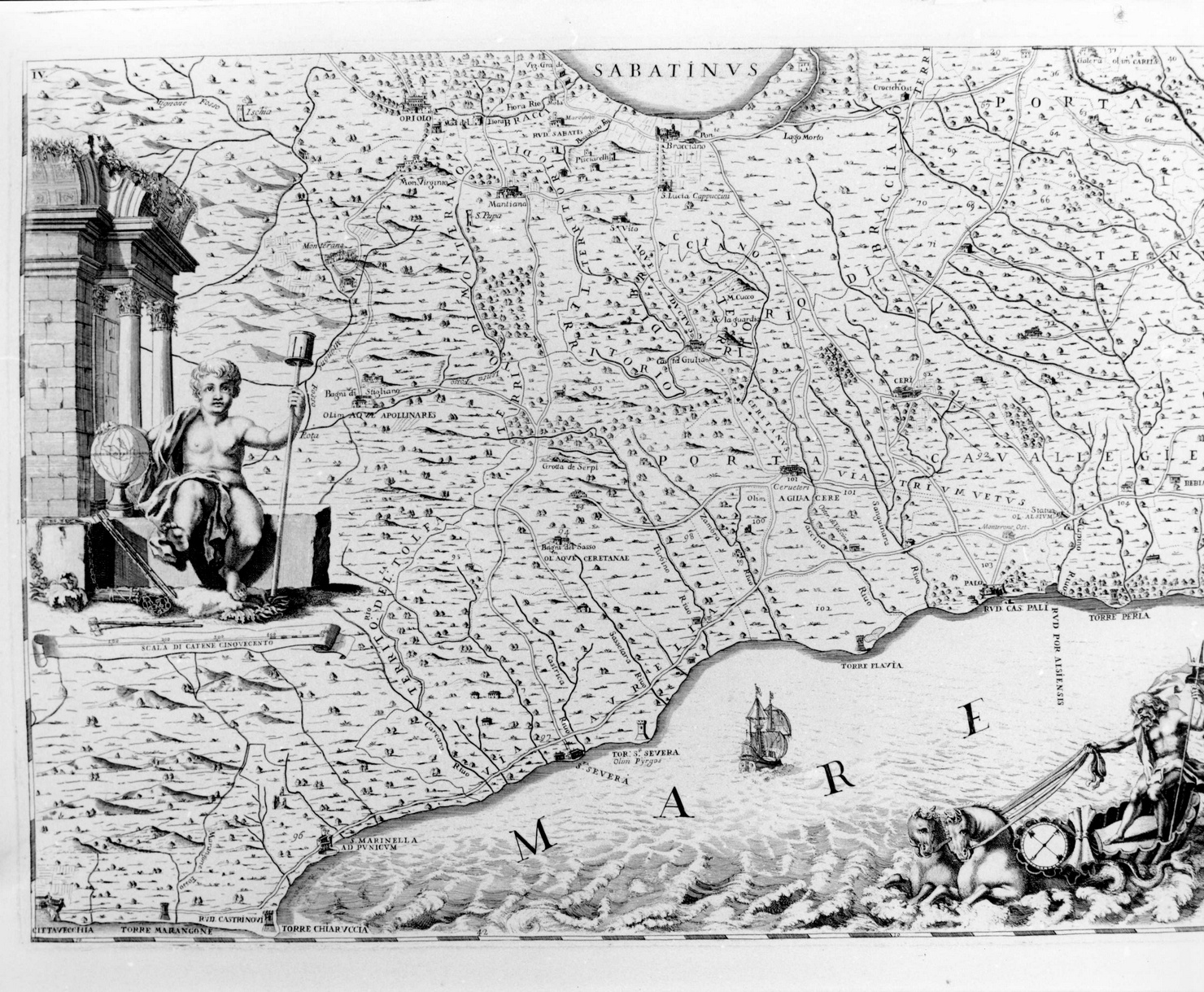 carta geografica (stampa) di Campiglia Giovanni Domenico (prima metà sec. XVIII)