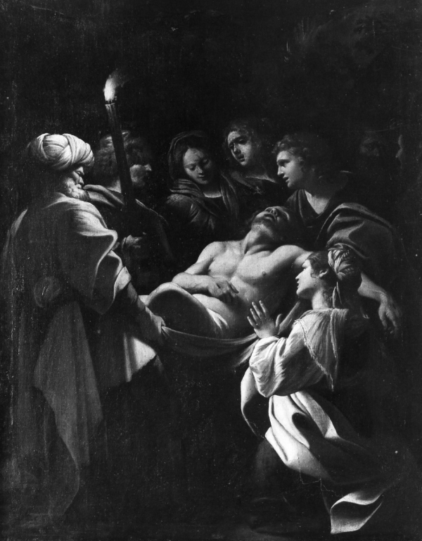 compianto sul Cristo morto (dipinto) di Badalocchio Sisto (primo quarto sec. XVII)