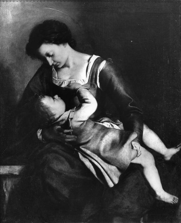 Madonna con Bambino (dipinto) di Gentileschi Orazio (inizio sec. XVII)