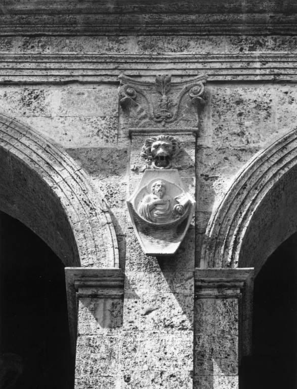 san Marco evangelista (rilievo) - ambito romano (sec. XV)