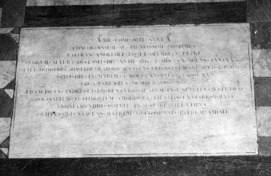 lapide tombale - ambito romano (sec. XIX)