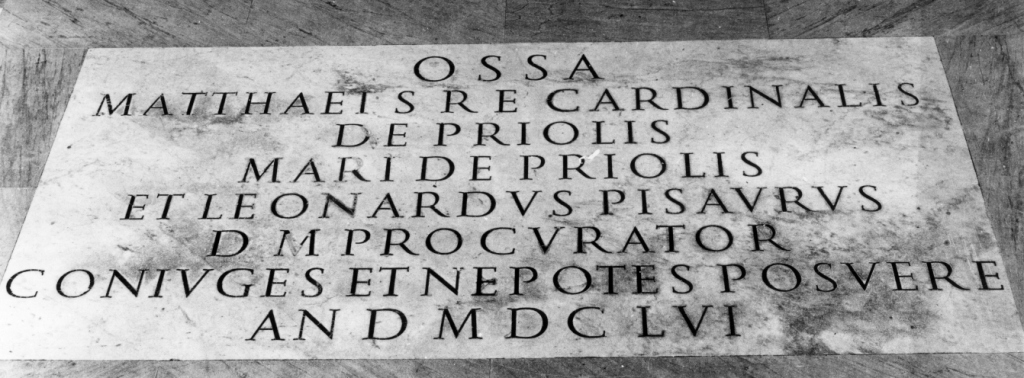 lapide tombale - ambito romano (sec. XVII)