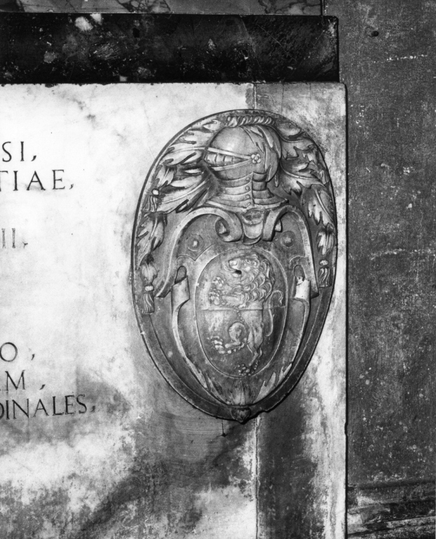 stemma gentilizio della famiglia Pisani (rilievo) - ambito romano (sec. XVI)