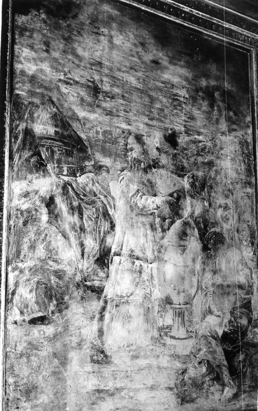 Aronne raccoglie la manna (dipinto) di Courtois Guillaume detto Borgognone (sec. XVII)