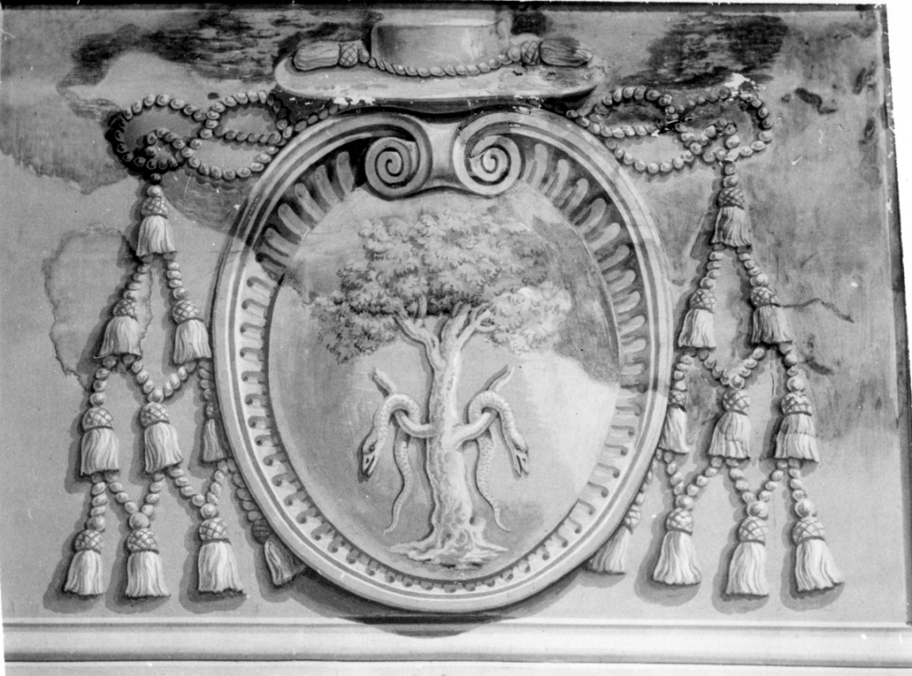 stemma cardinalizio di Luigi Ercolani (dipinto) - ambito romano (sec. XIX)