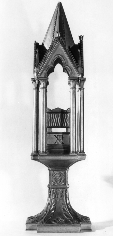 reliquiario architettonico - ambito romano (seconda metà sec. XIX)