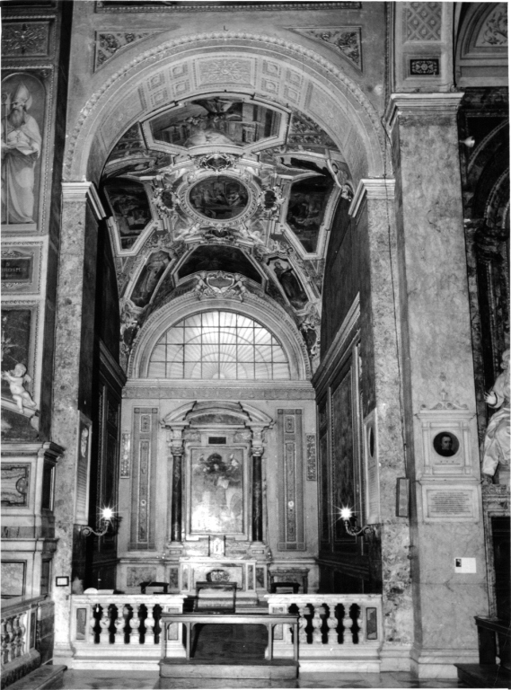 altare - ambito romano (seconda metà, seconda metà sec. XVI, sec. XIX)