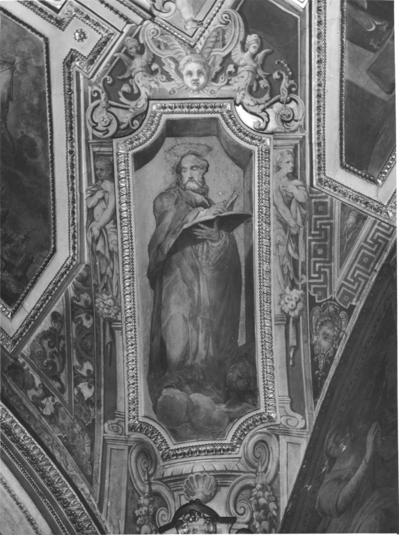 San Girolamo (dipinto, elemento d'insieme) di Lilli Andrea (ultimo quarto sec. XVI)