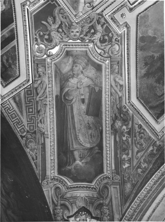 San Gregorio (dipinto, elemento d'insieme) di Lilli Andrea (ultimo quarto sec. XVI)