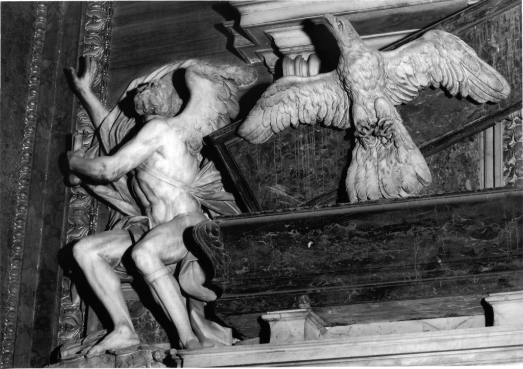 aquila (scultura, elemento d'insieme) di Guidi Domenico (sec. XVII)