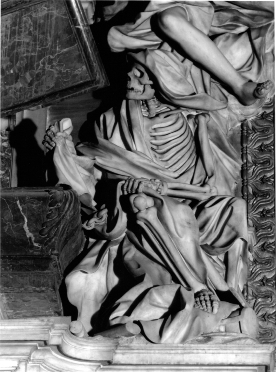 Morte (scultura, elemento d'insieme) di Guidi Domenico (sec. XVII)