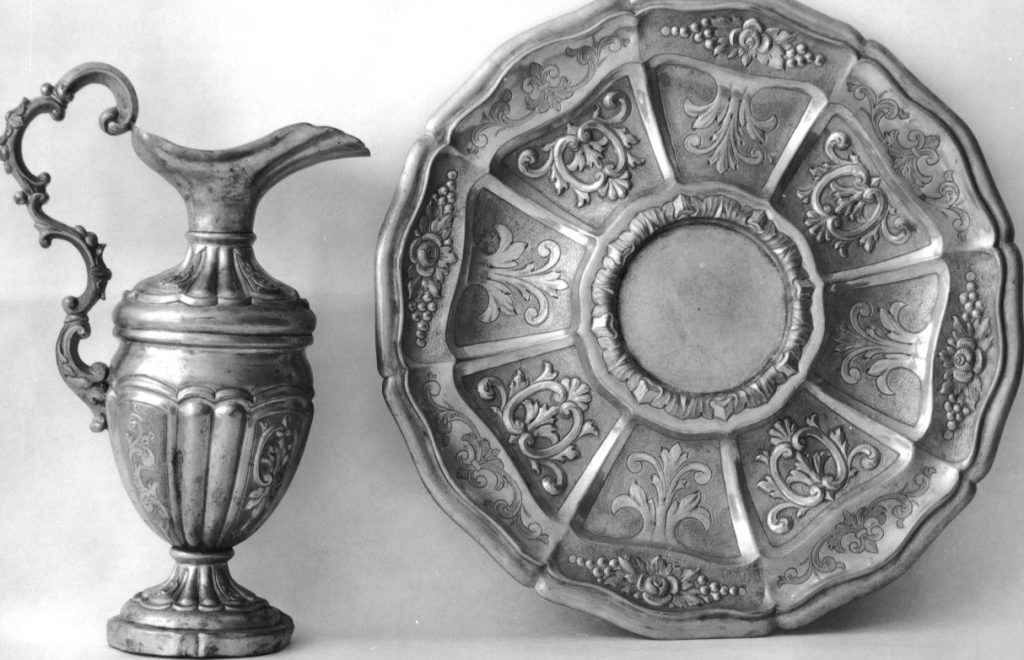 servizio da lavabo - ambito romano (metà sec. XIX)