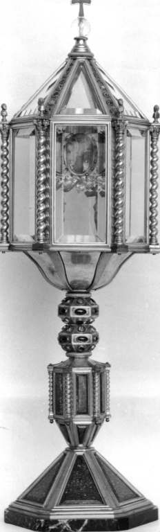 reliquiario - ambito romano (secc. XIX/ XX)