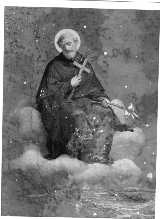 santo dell'ordine agostiniano (soffitto dipinto, ciclo) di Gagliardi Pietro (sec. XIX)