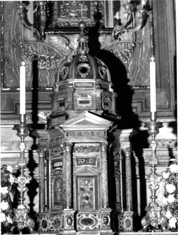 tabernacolo - a tempietto - ambito romano (sec. XVII)