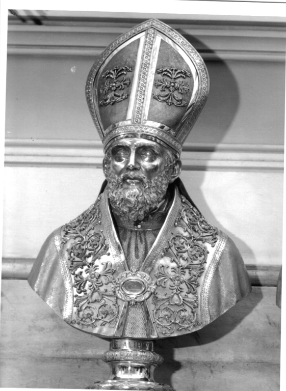 Sant'Alipio (reliquiario - a busto) di Spagna Giuseppe III (sec. XIX)
