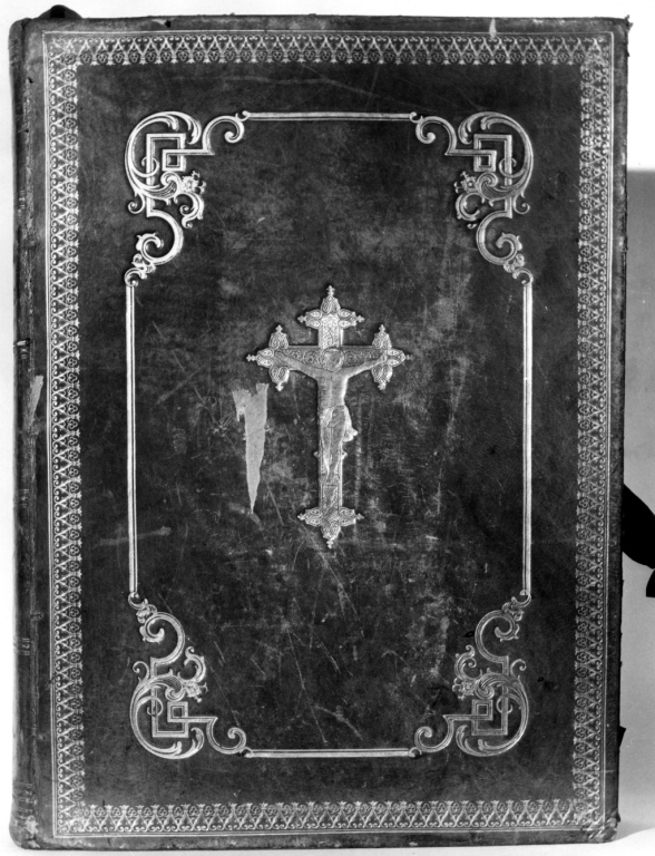 coperta di libro liturgico - bottega romana (sec. XIX)