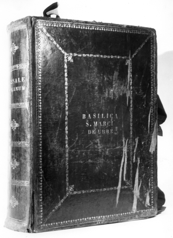 coperta di libro liturgico - bottega romana (sec. XIX)