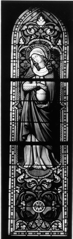 Santa Maria Maddalena (vetrata) di Tubino Gaetano (secc. XIX/ XX)