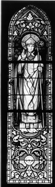 San Martino di Tours (vetrata) di Tubino Gaetano (secc. XIX/ XX)