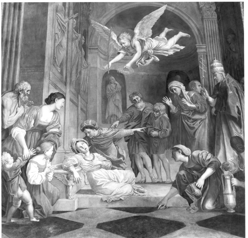 Martirio di S. Cecilia (dipinto) di Zampieri Domenico detto Domenichino (sec. XVII)