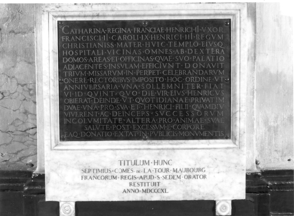 lapide - ambito romano (fine/inizio secc. XVI/ XVII)