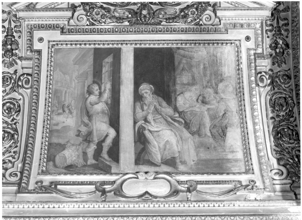 S. Nicola dona le doti alle zitelle povere (dipinto) di Ricci Giovanni Battista (ultimo quarto sec. XVI)