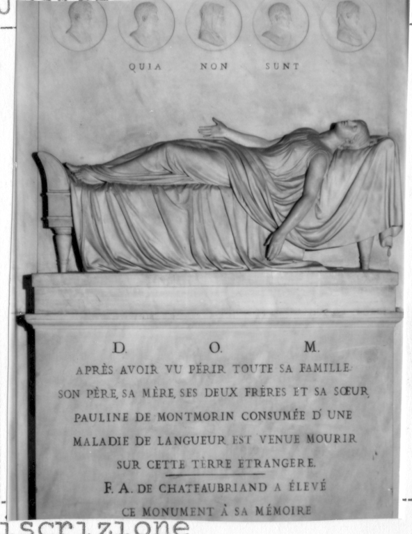 monumento - ambito francese (sec. XIX)