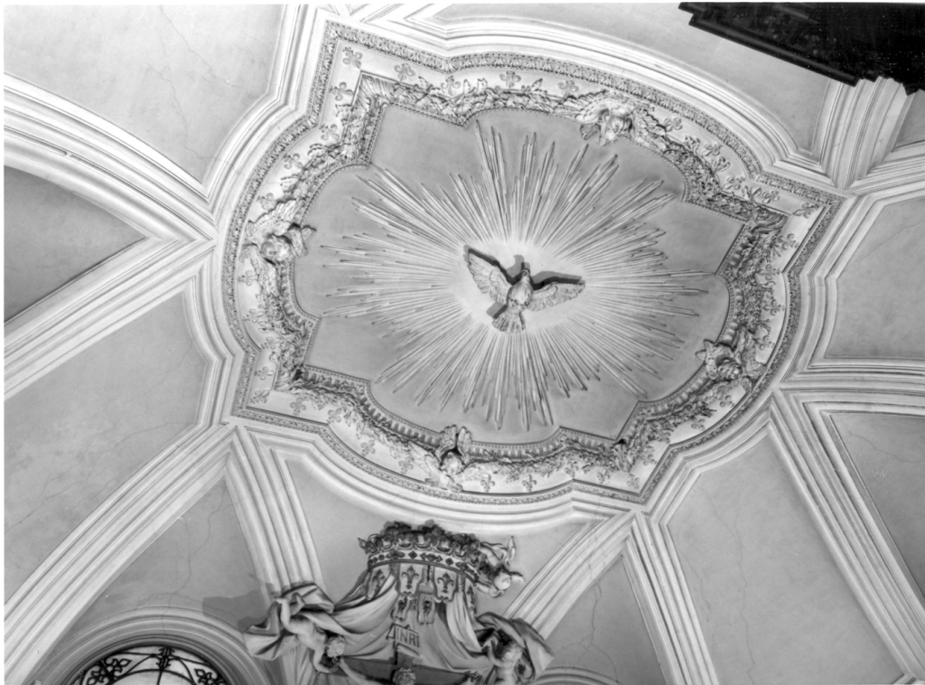 Cristo crocifisso e angeli (gruppo scultoreo) - ambito romano (seconda metà sec. XVIII)