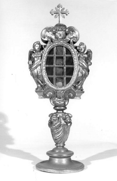 reliquiario - a ostensorio - ambito romano (prima metà sec. XVIII)
