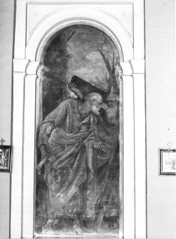 S. Pietro e S. Andrea (dipinto) di Pellegrini Pellegrino detto Pellegrino Tibaldi (sec. XVI)