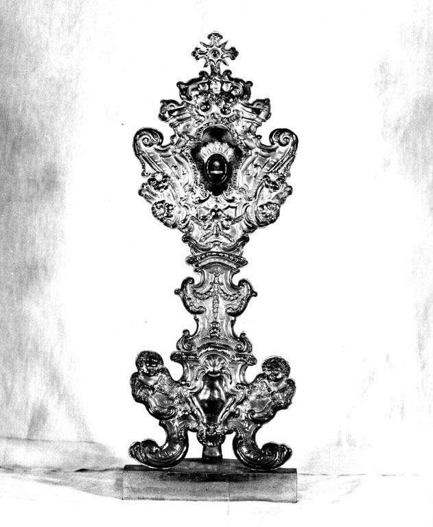 reliquiario - a ostensorio di Cropanese Carlo (sec. XVIII)