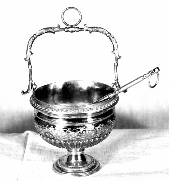 secchiello per l'acqua benedetta - ambito romano (sec. XIX)