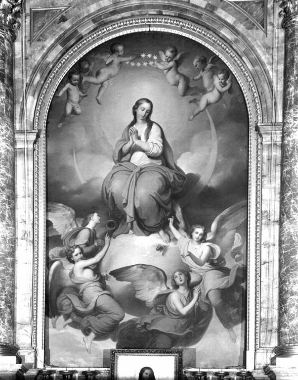 Immacolata Concezione (dipinto) di Coghetti Francesco (sec. XIX)