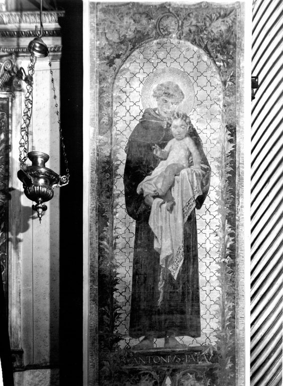 Sant'Antonio da Padova (dipinto) di Bruschi Domenico (sec. XIX)