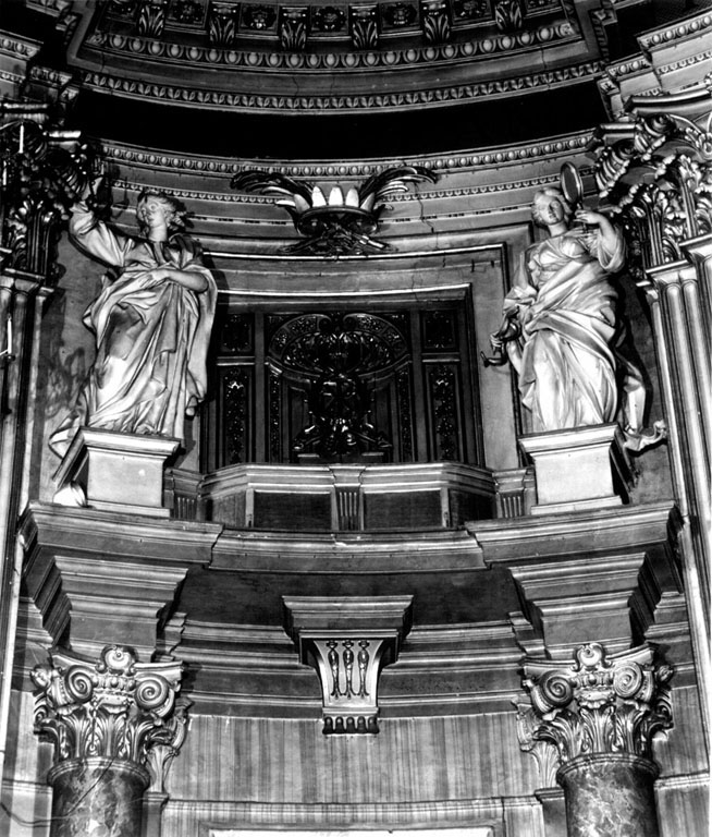 quattro Virtù Cardinali (scultura, serie) - ambito romano (sec. XVIII)