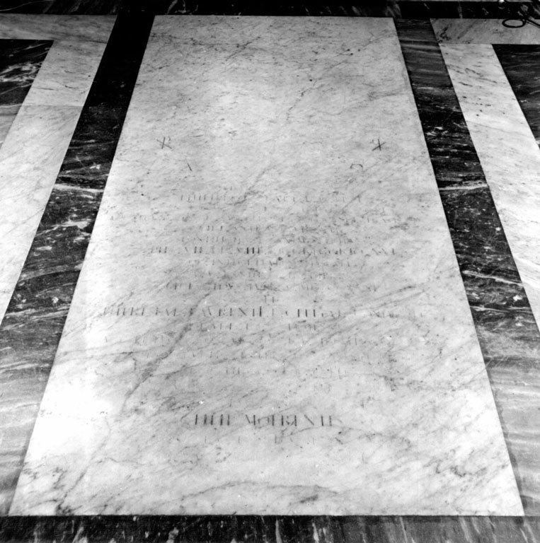 lapide tombale - ambito romano (sec. XIX)