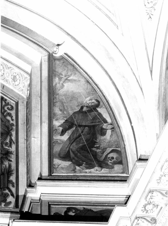 San Francesco d'Assisi riceve le stimmate (dipinto) di Fontana Luigi (sec. XIX)