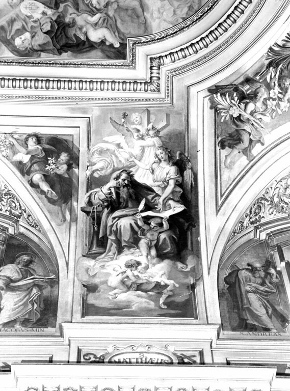 San Matteo Evangelista (dipinto) di Fontana Luigi (sec. XIX)