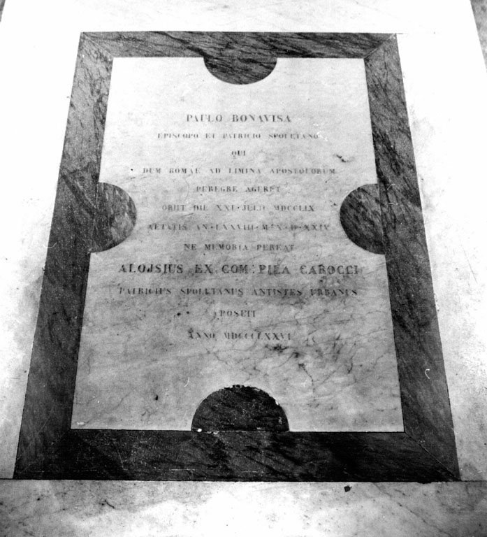 lapide commemorativa - ambito italiano (sec. XIX)