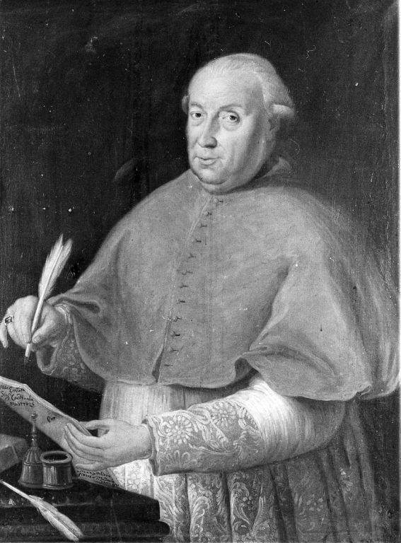 ritratto del cardinale Valentino Mastrozzi (dipinto) di Milione Vincenzo (sec. XIX)