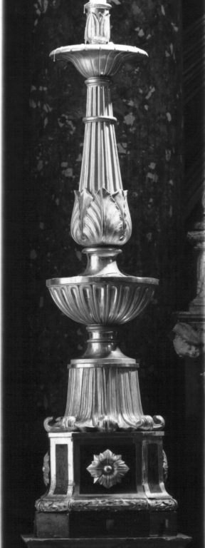 candeliere - ambito romano (prima metà sec. XIX)