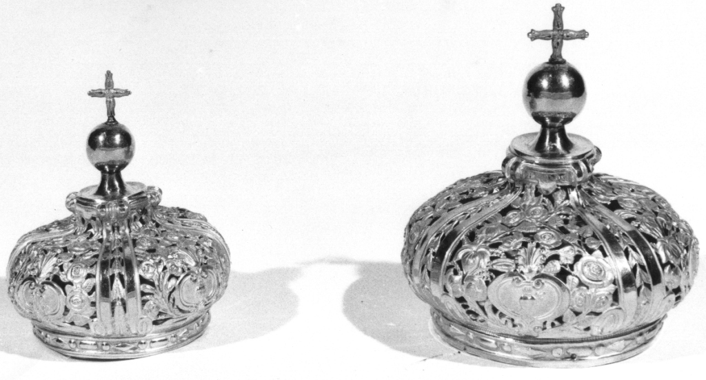 corona da statua, serie di Ossani Francesco (bottega) (sec. XIX)