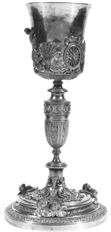 calice di Ossani Francesco (bottega) (secondo quarto sec. XIX)